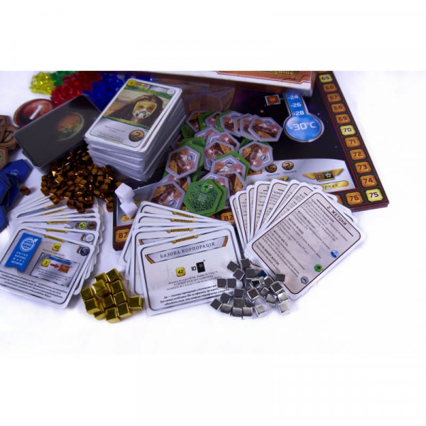 Настольная игра Тераформування Марса (Покорение Марса УКР)