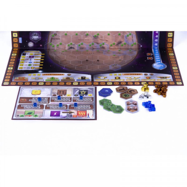 Настольная игра Тераформування Марса (Покорение Марса УКР)