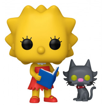 Фигурка Лиса и маленький помощник Санты - Funko POP Simpsons #1740: Lisa with Snowball