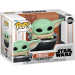 Фигурка Малыш Грогу в коляске - Funko POP Star Wars The Mandalorian Grogu in Hover-Pram #664