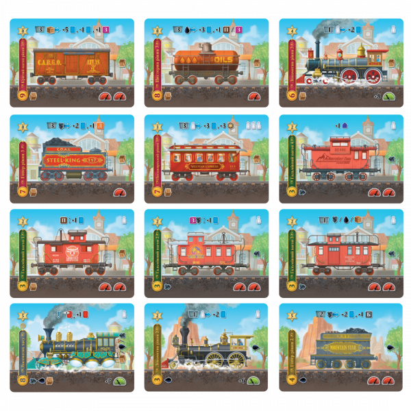 Настільна гра Острів Залізниць (Isle of Trains: All Aboard)