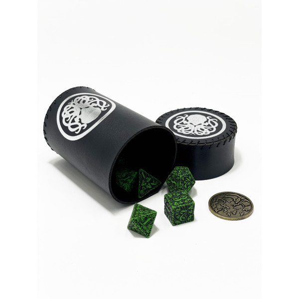 Стакан для кубиків Ктулху чорний Dice Cup