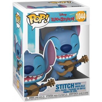Фигурка Стич с укулеле - Funko POP Disney #1044: Lilo & Stitch - Stitch with Ukelele