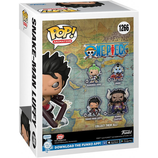 Фигурка Человек-Змея Луффи - Funko Pop One Piece #1266: Snake-Man Luffy
