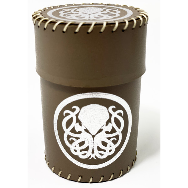 Стакан для кубиков Ктулху коричневый Dice Cup