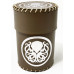 Стакан для кубиков Ктулху коричневый Dice Cup
