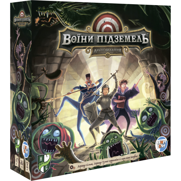 Настільна гра Воїни підземель. Друге видання (Dungeon Fighter: Second Edition)