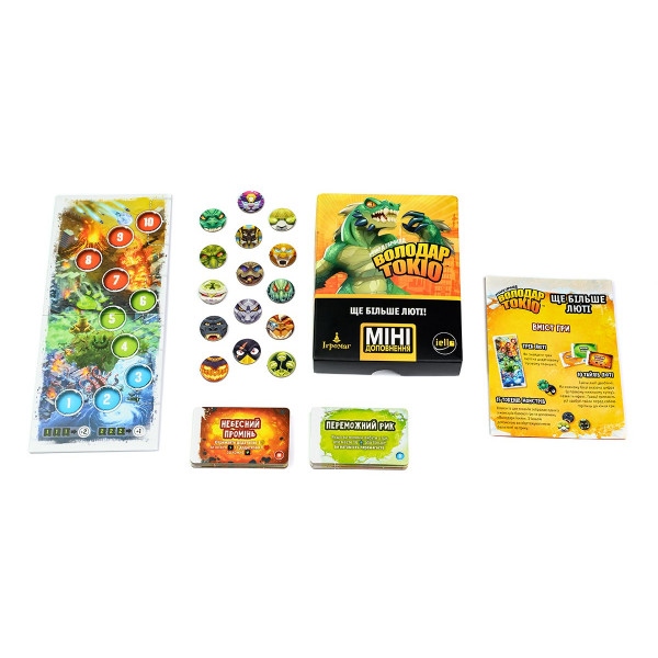 Настольная игра Повелитель Токио. Еще больше ярости (King of Tokyo: Even More Wicked!)