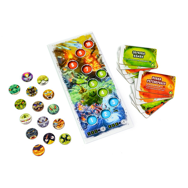 Настольная игра Повелитель Токио. Еще больше ярости (King of Tokyo: Even More Wicked!)