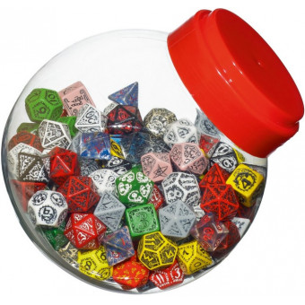 Банка кубиков Round Jar of Classic RPG Dice (150)