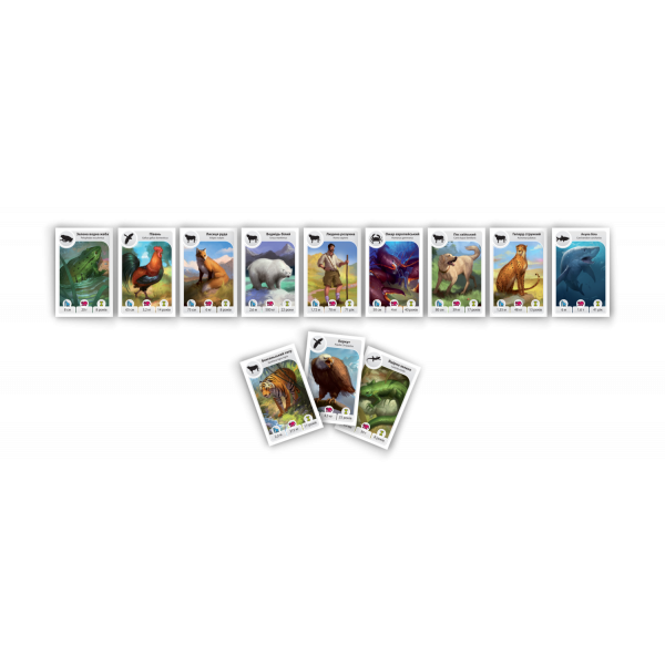 Настільна гра Картолінія: Тварини (Cardline: Animals)