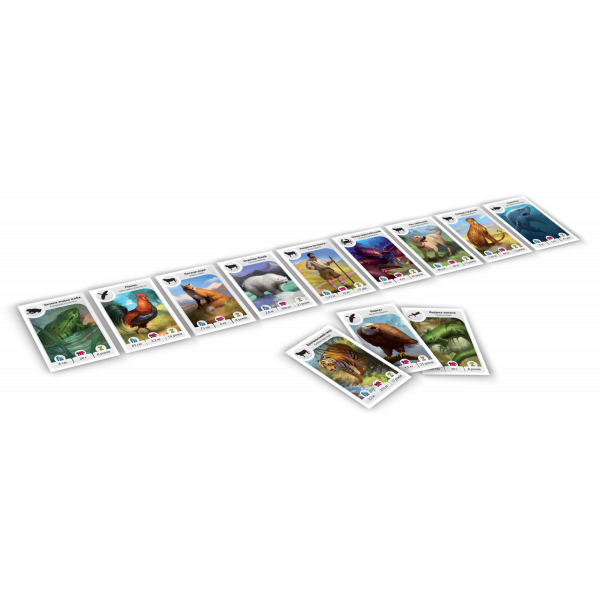 Настільна гра Картолінія: Тварини (Cardline: Animals)