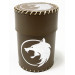 Стакан для кубиків Вовк коричневий Dice Cup