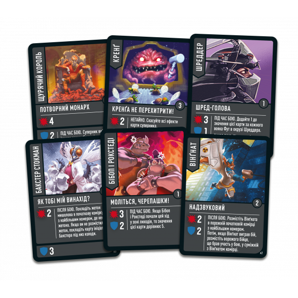 Настільна гра Unmatched: Пригоди. Підлітки-мутанти черепашки-нінджя (Unmatched Adventures: TMNT)