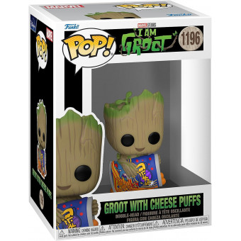 Фигурка Я есть Грут - Funko POP Marvel #1196: Groot with Cheese Puffs