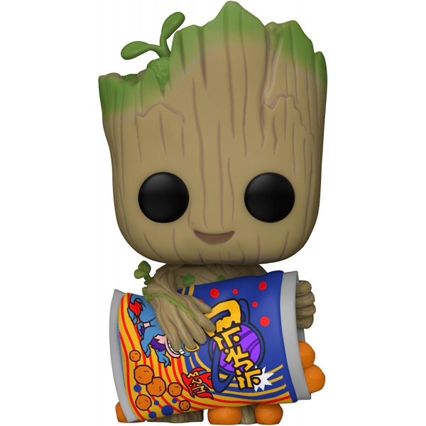 Фигурка Я есть Грут - Funko POP Marvel #1196: Groot with Cheese Puffs