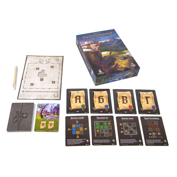 Настольная игра Картографы (Cartographers: A Roll Player Tale)