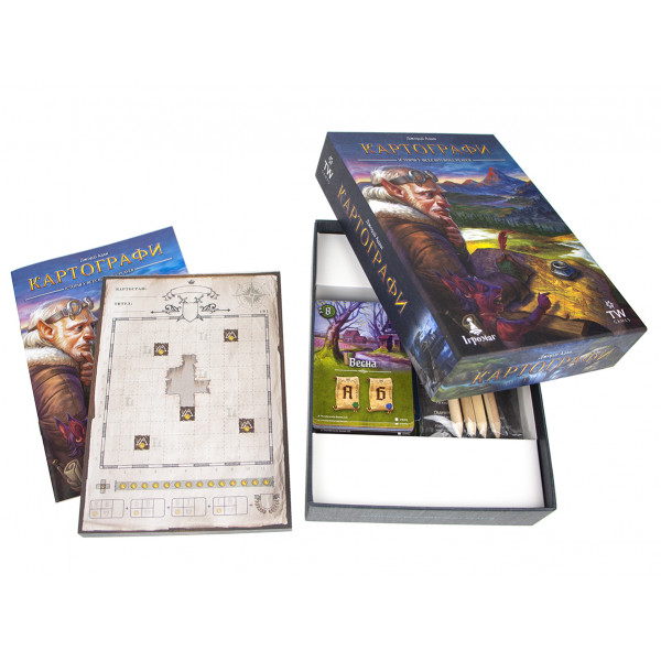 Настольная игра Картографы (Cartographers: A Roll Player Tale)