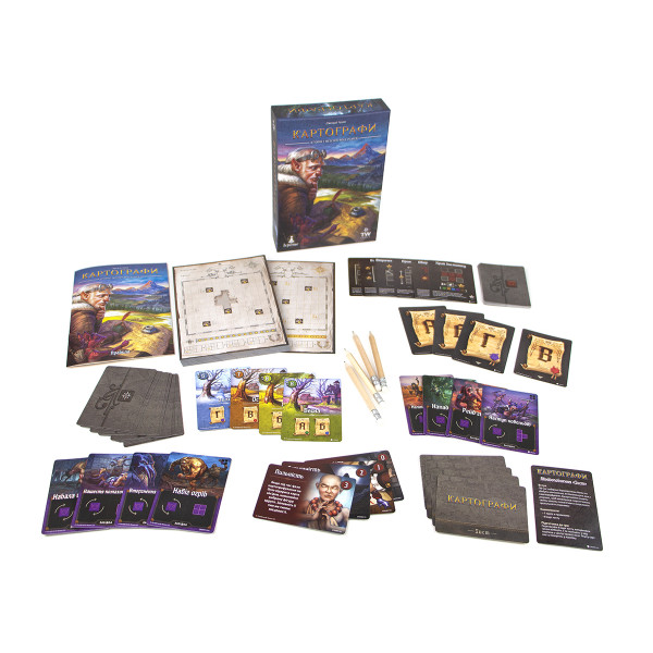 Настольная игра Картографы (Cartographers: A Roll Player Tale)