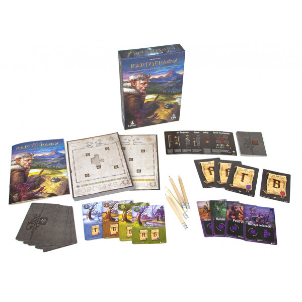 Настольная игра Картографы (Cartographers: A Roll Player Tale)