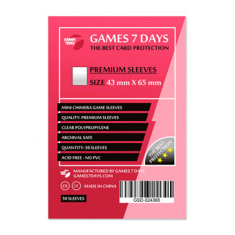 Протектори Games7Days (43 x 65 мм) Premium Mini Chimera (50 шт)