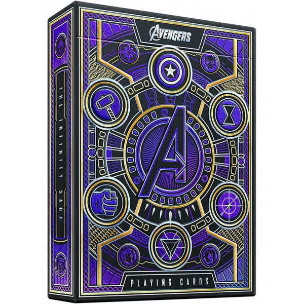 Игральные карты Мстители: Сага бесконечности (Avengers: Infinity Saga (violet))