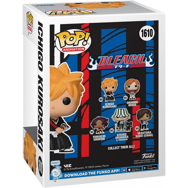 Фігурка Ічіґо Куросаке - Funko Pop Bleach #1610: Ichigo Kurosaki
