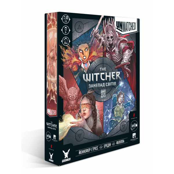 Настольная игра Unmatched: The Witcher. Упадок миров (Realms Fall)